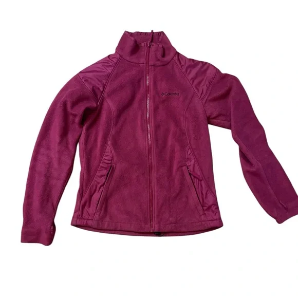 Columbia 3 in 1 Jacket Womens M Interchange Dual Layer Hooded Fleece Lined Coat - Picture 4 of 16